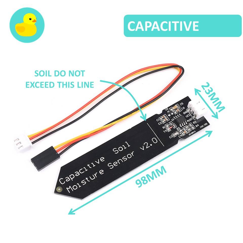 Resistive Capacitive Soil Moisture Sensor Soil Hygrometer Sensor