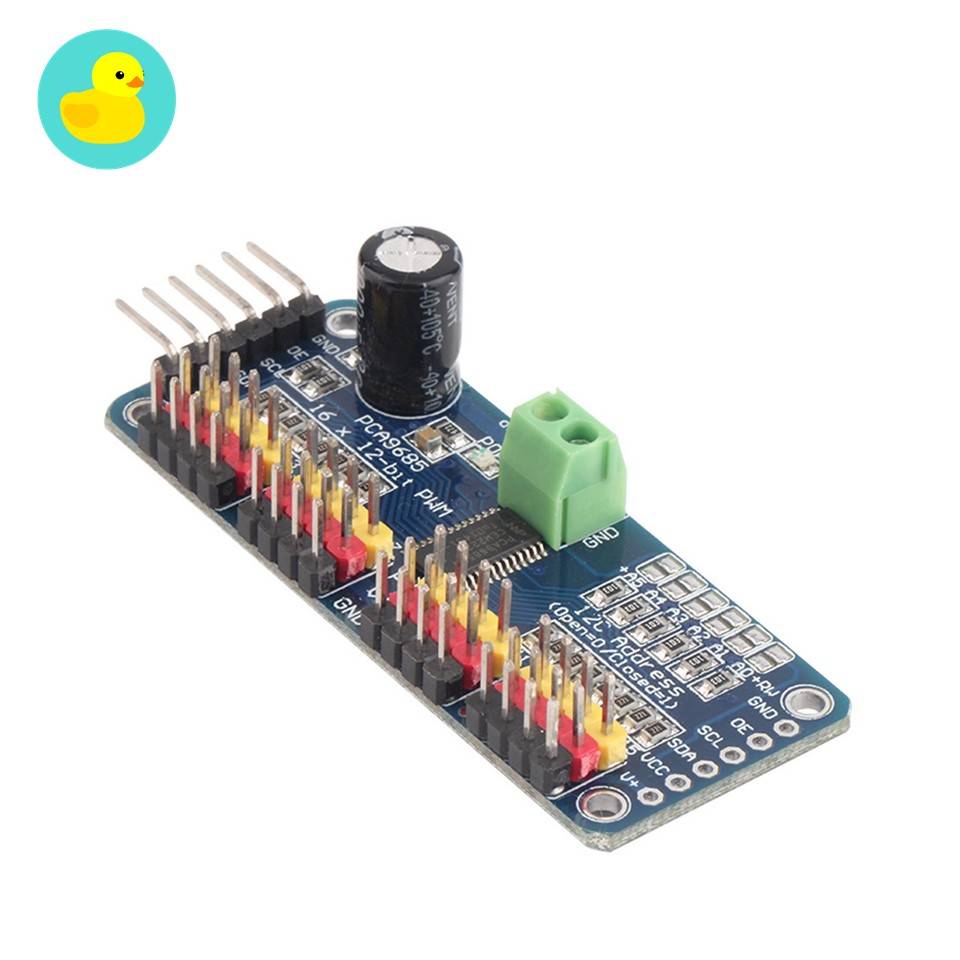 PCA9685 16 Channel 12 bit I2C PWM Servo Driver For Arduino