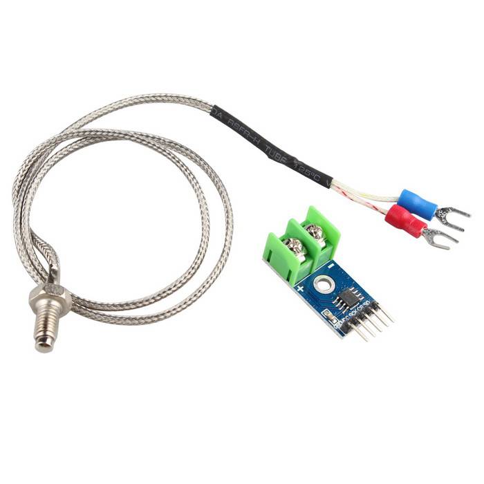 MAX6675 Temperature Sensor Module With Type K Thermocouples For Arduino
