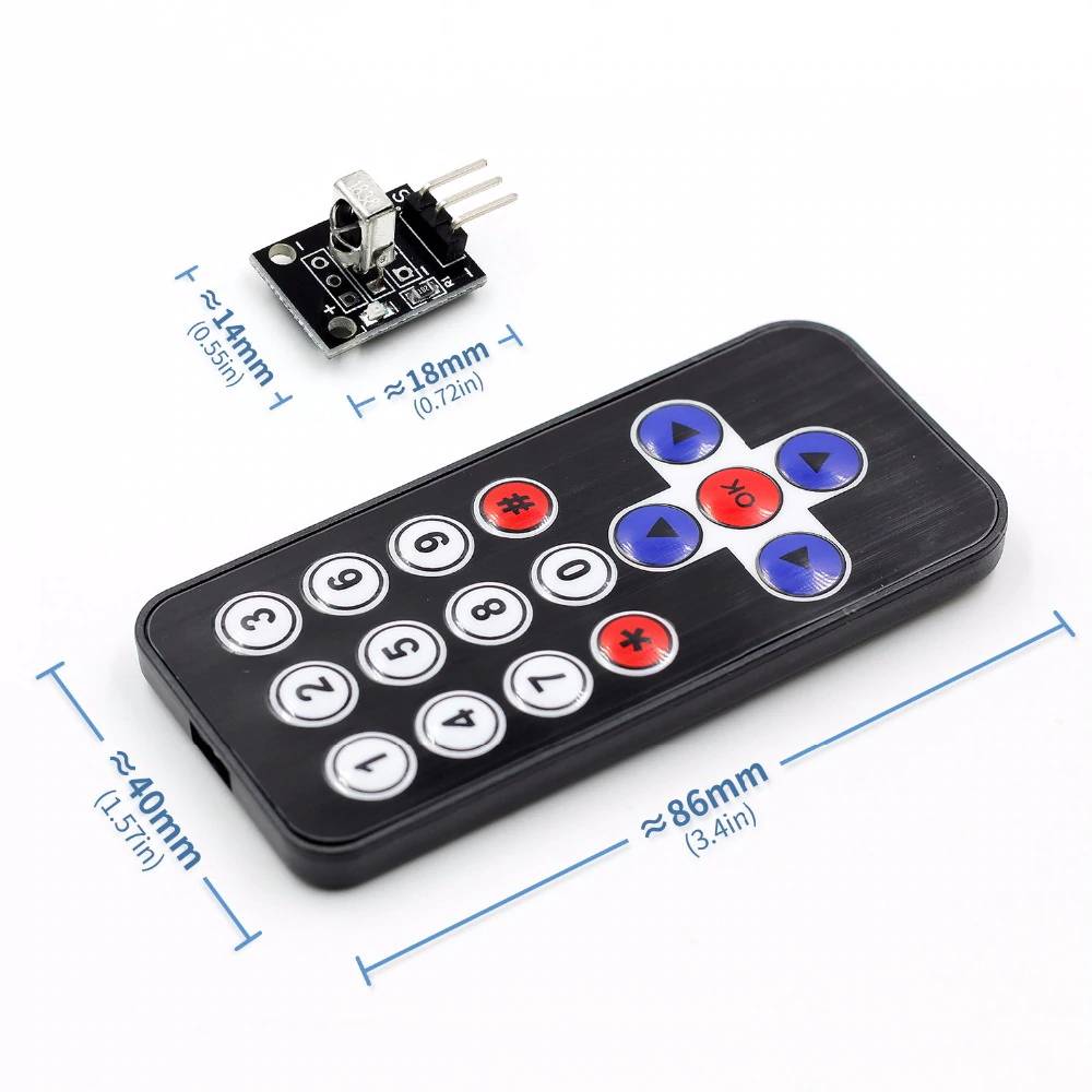 HX1838 With NEC Code Infrared IR Remote Control Module and Receiver Kit