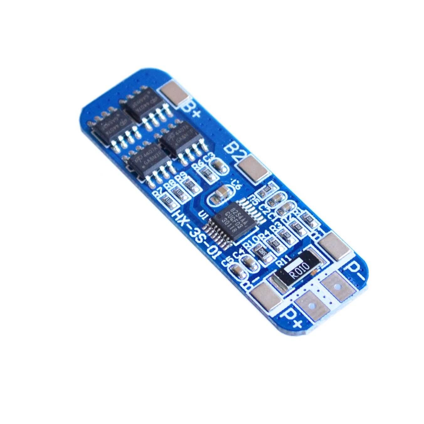 3S 10A 12V Lithium Battery Charger Protection Board Module 18650 Liion