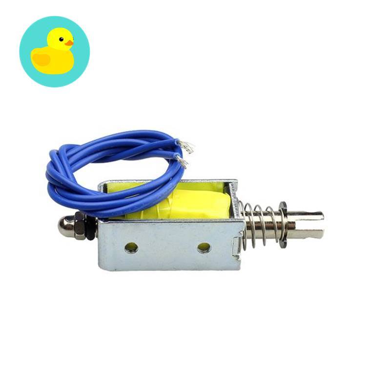 Open Frame Electrical Door Lock Solenoid Valve 12V 24V