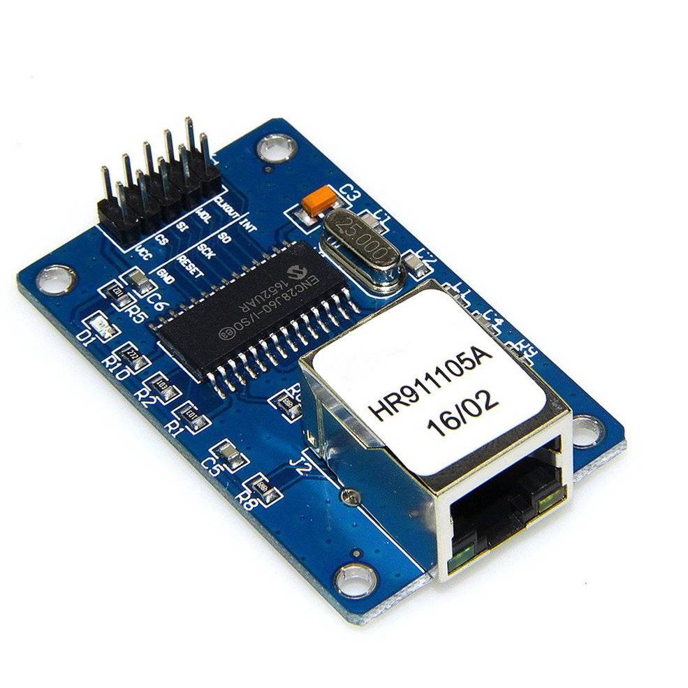 ENC28J60 LAN Network Module With SPI