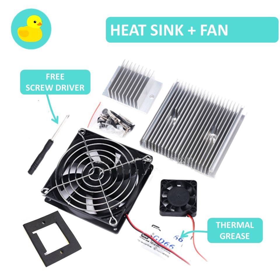 TEC112706 Peltier Thermoelectric Cooling Fan And Heat Sink DIY Kit