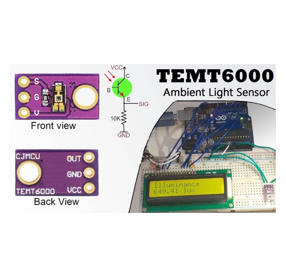TEMT6000 Ambient Environment Light Sensor Module