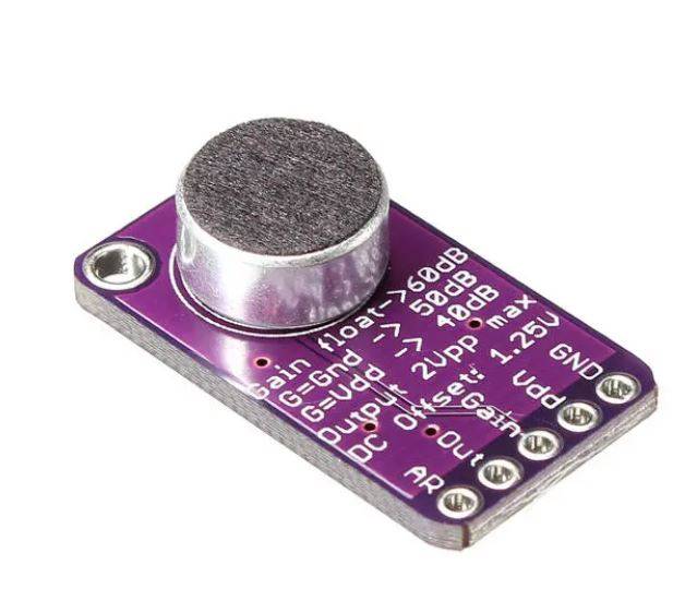 MAX9814 Microphone Amplifier with Auto Gain Control and Low Noise