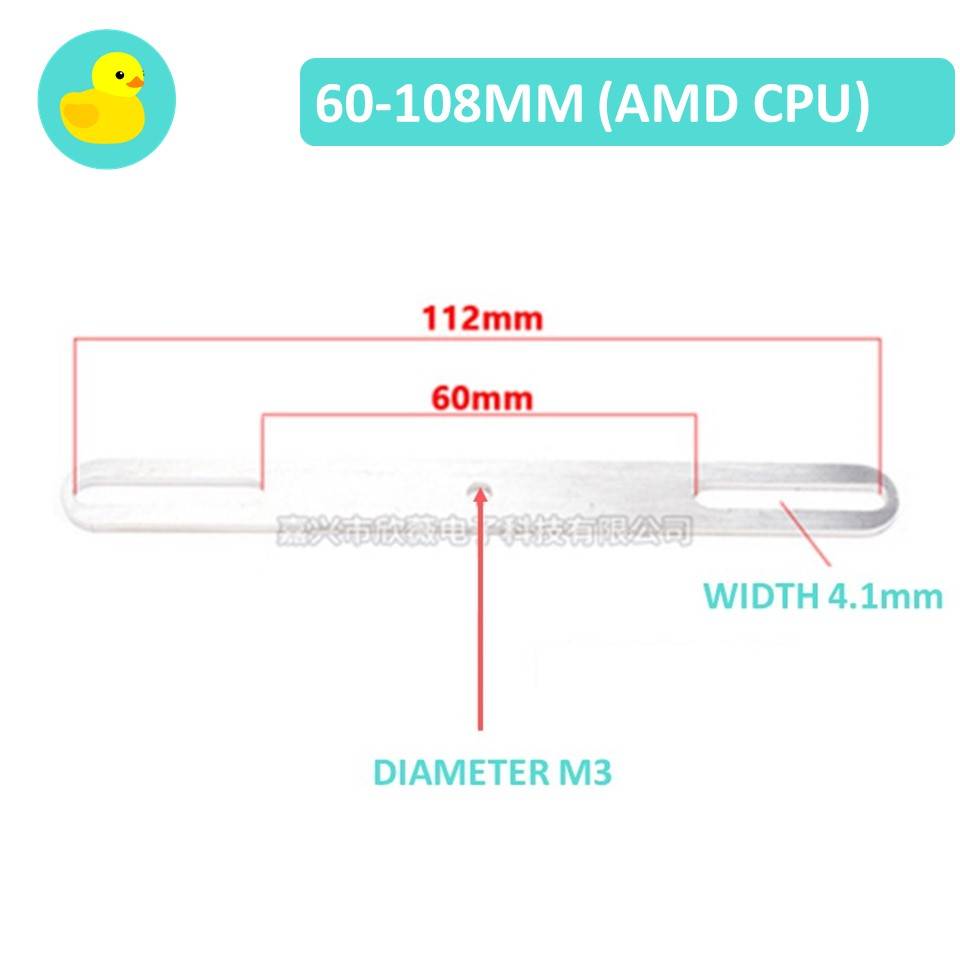 Water Cooling Heat Sink Block Clamp Fastener For Peltier, CPU & GPU